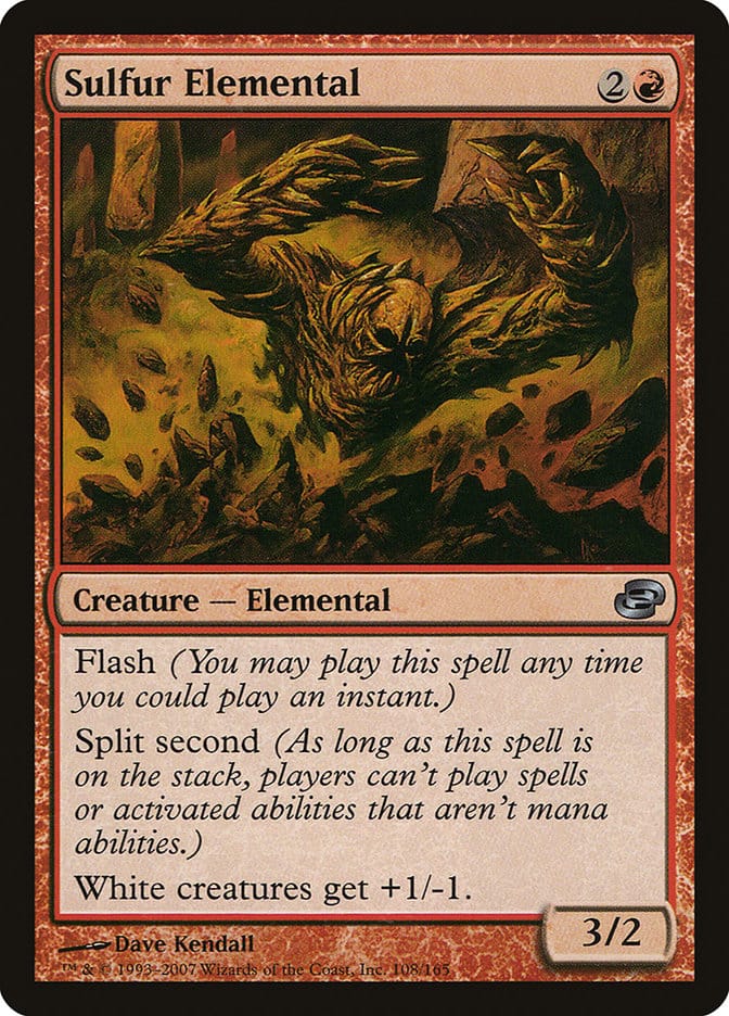 Sulfur Elemental [Planar Chaos] Magic: The Gathering