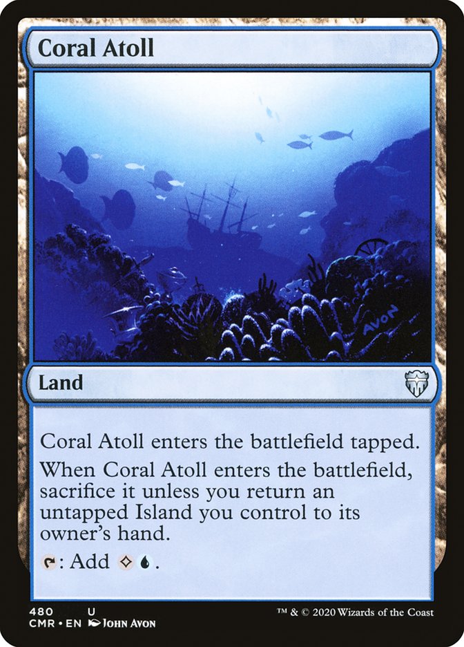 Coral Atoll [Commander Legends] Magic: The Gathering