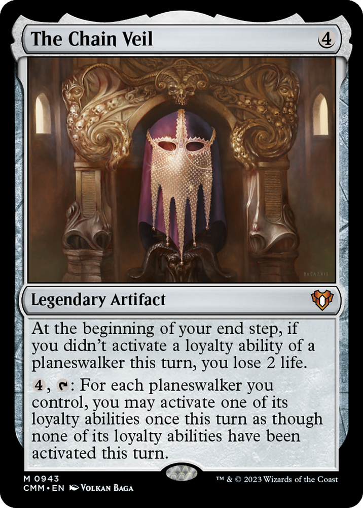 The Chain Veil [Commander Masters] Magic: The Gathering