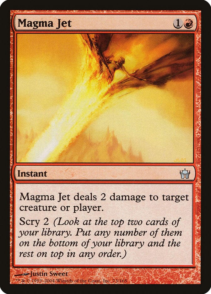 Magma Jet [Fifth Dawn] Magic: The Gathering