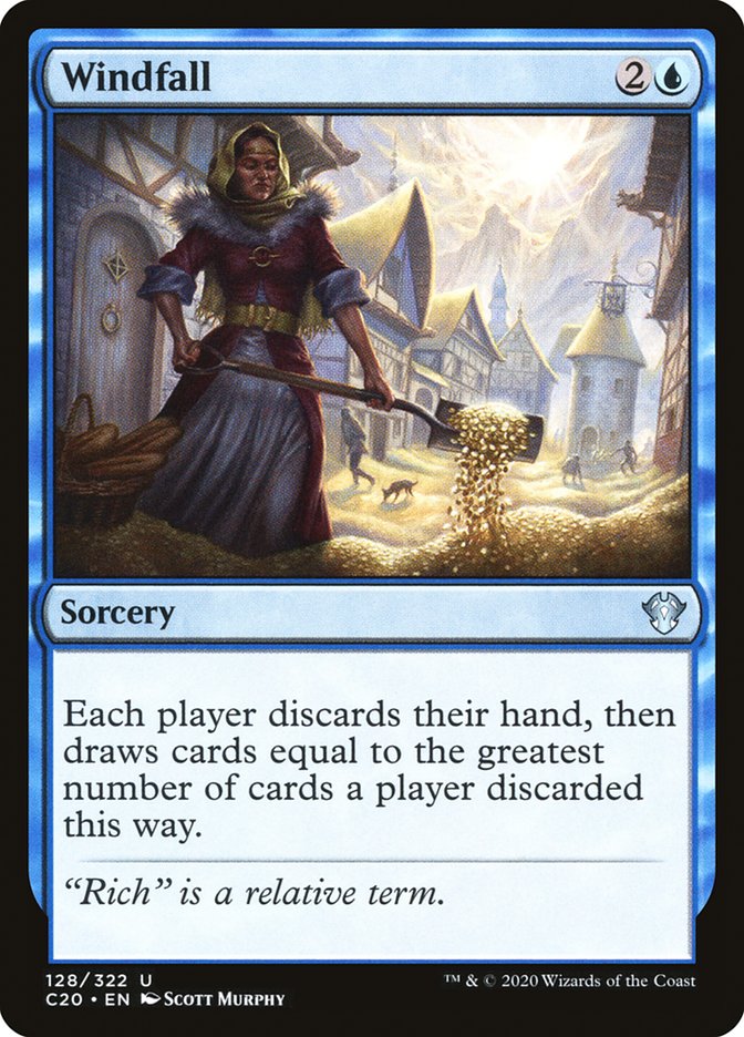 Windfall [Commander 2020] Magic: The Gathering