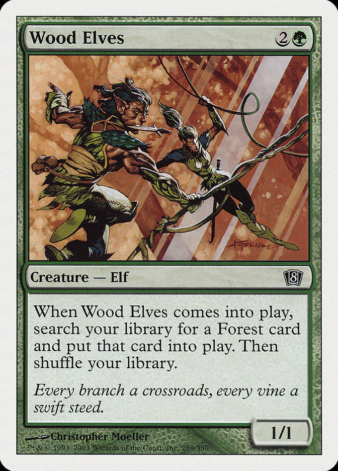 Wood Elves [Eighth Edition] Magic: The Gathering
