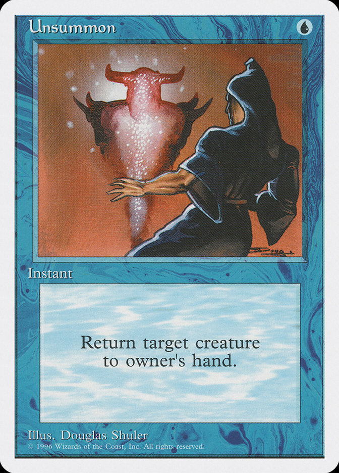 Unsummon [Introductory Two-Player Set] Magic: The Gathering