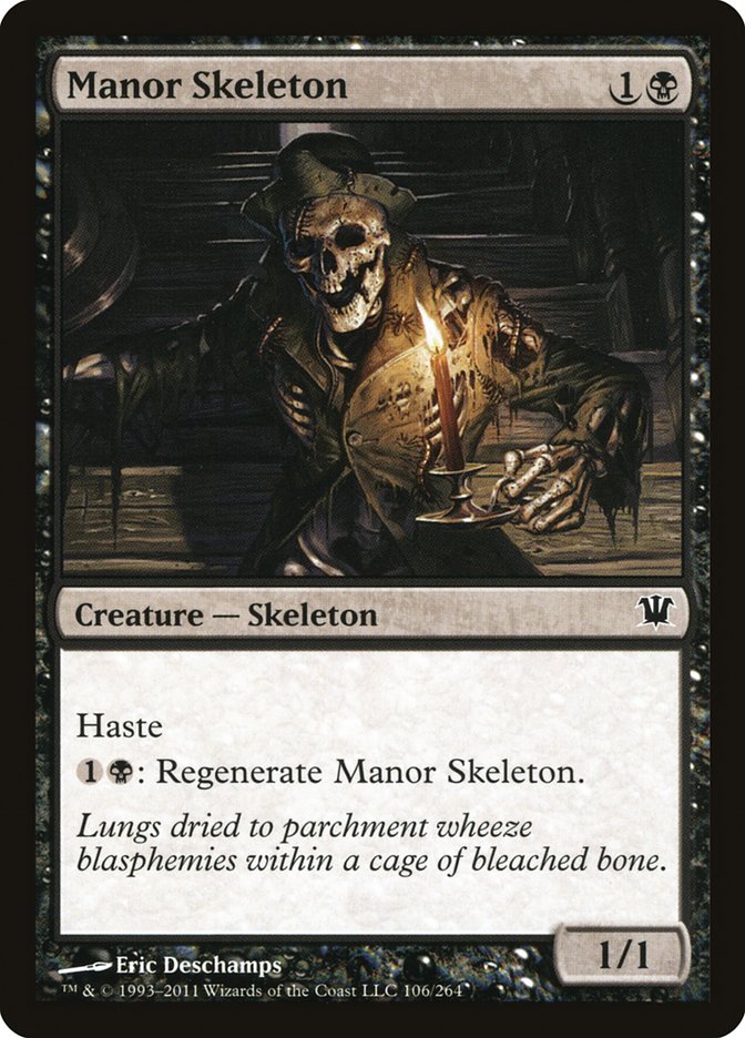 Manor Skeleton [Innistrad] Magic: The Gathering