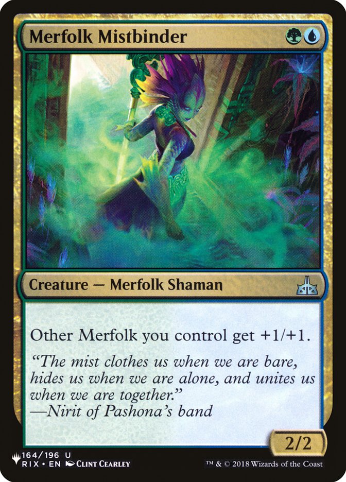 Merfolk Mistbinder [The List] Magic: The Gathering