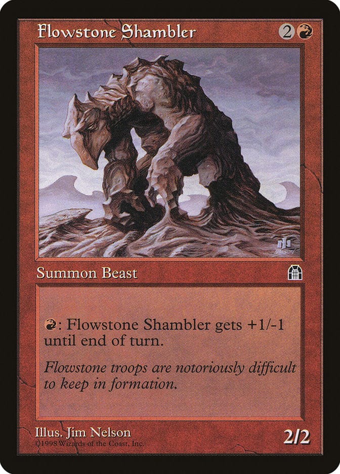 Flowstone Shambler [Stronghold] Magic: The Gathering