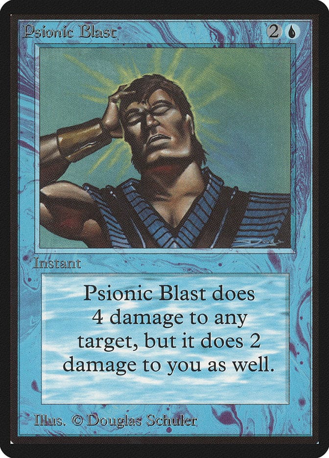 Psionic Blast [Beta Edition] Magic: The Gathering