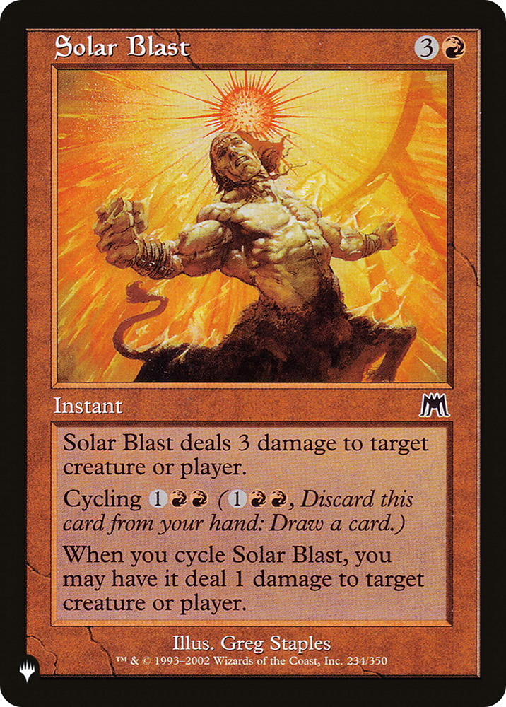Solar Blast [The List] Magic: The Gathering