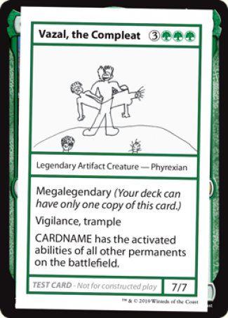 Vazal, the Compleat (2021 Edition) [Mystery Booster Playtest Cards] Magic: The Gathering
