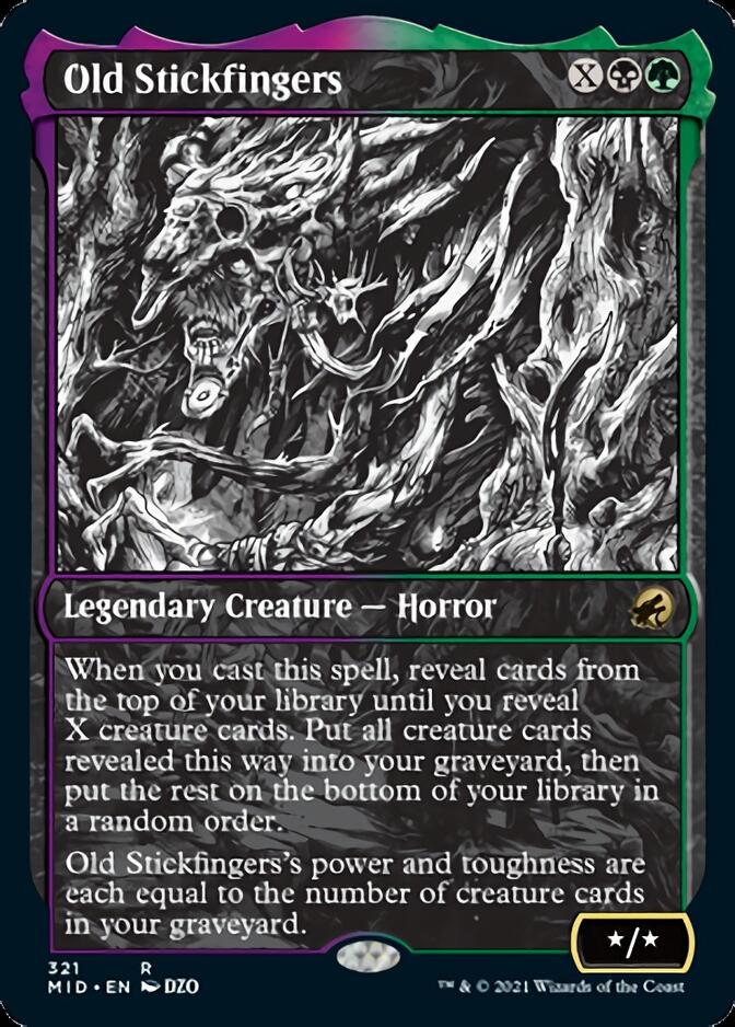 Old Stickfingers (Showcase Eternal Night) [Innistrad: Midnight Hunt] Magic: The Gathering