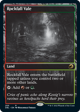 Rockfall Vale [Innistrad: Double Feature] Magic: The Gathering