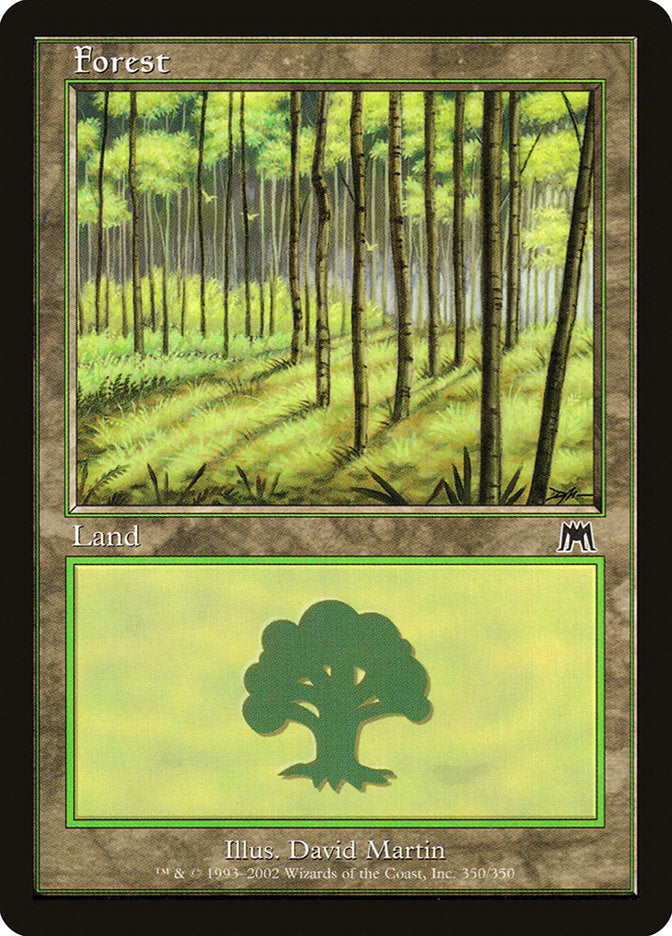 Forest (350) [Onslaught] Magic: The Gathering