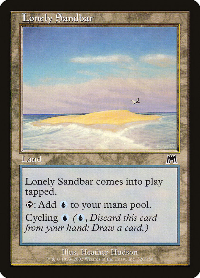 Lonely Sandbar [Onslaught] Magic: The Gathering
