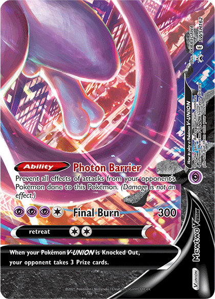 Mewtwo V-Union (SWSH162) [Sword & Shield: Black Star Promos] Pokémon