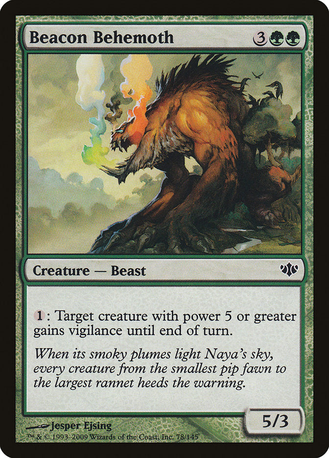 Beacon Behemoth [Conflux] Magic: The Gathering