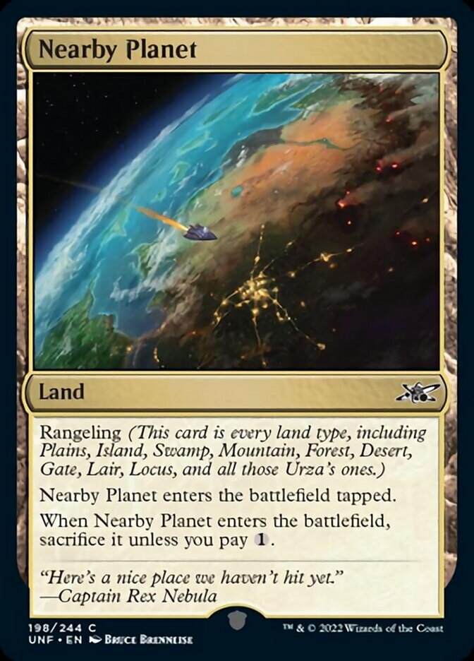 Nearby Planet [Unfinity] Magic: The Gathering