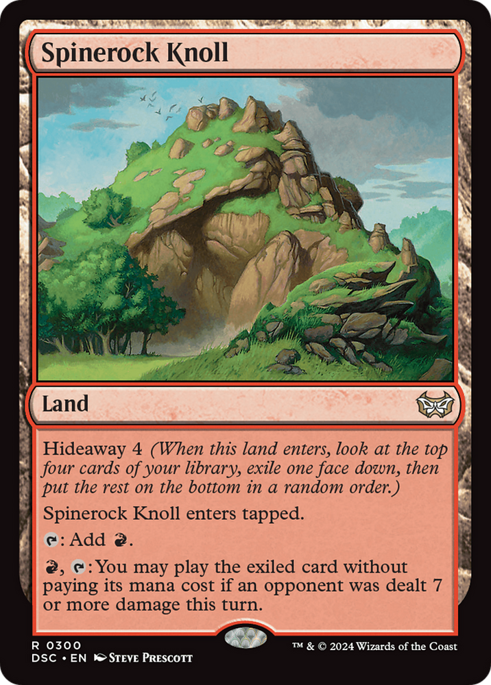 Spinerock Knoll [Duskmourn: House of Horror Commander] Magic: The Gathering