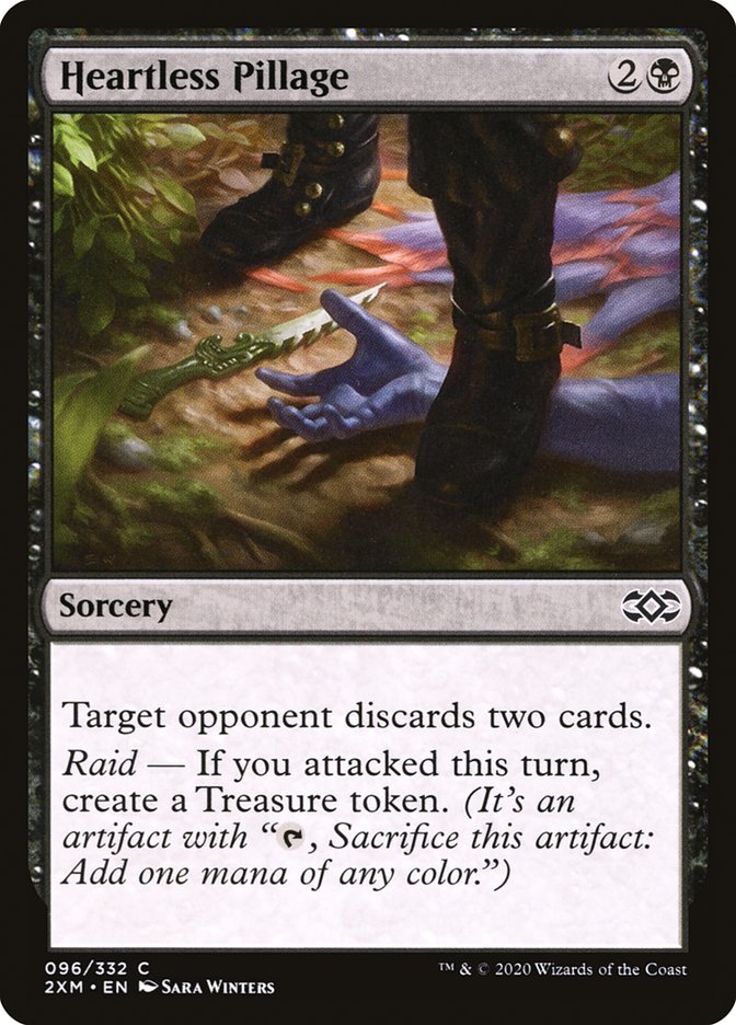 Heartless Pillage [Double Masters] Magic: The Gathering