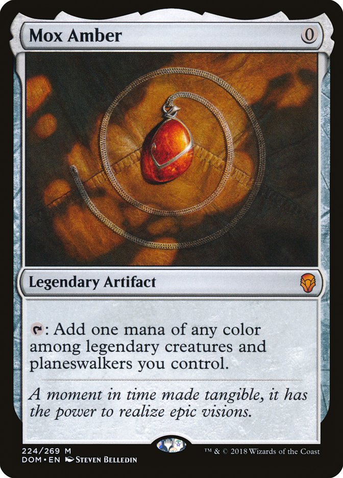 Mox Amber [Dominaria] Magic: The Gathering