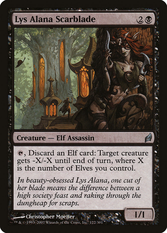 Lys Alana Scarblade [Lorwyn] Magic: The Gathering