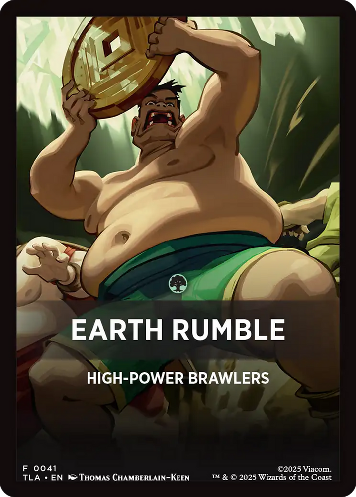 Earth Rumble Theme Card [Avatar: The Last Airbender Tokens] Magic: The Gathering