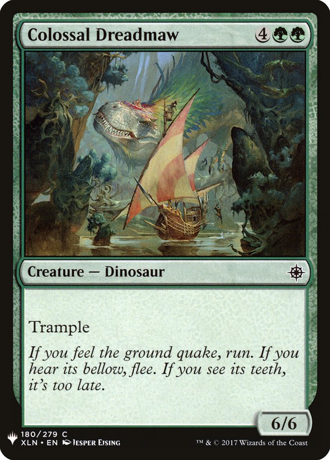 Colossal Dreadmaw [Mystery Booster] Magic: The Gathering
