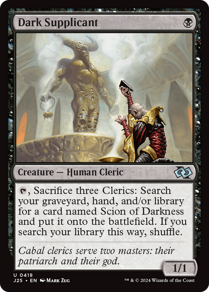 Dark Supplicant [Foundations Jumpstart] Magic: The Gathering