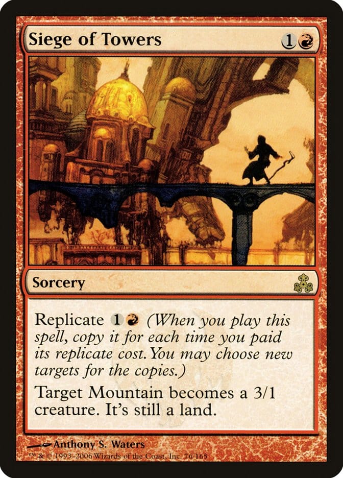 Siege of Towers [Guildpact] Magic: The Gathering