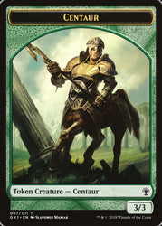 Elemental // Centaur Double-Sided Token [Guilds of Ravnica Guild Kit Tokens] Magic: The Gathering