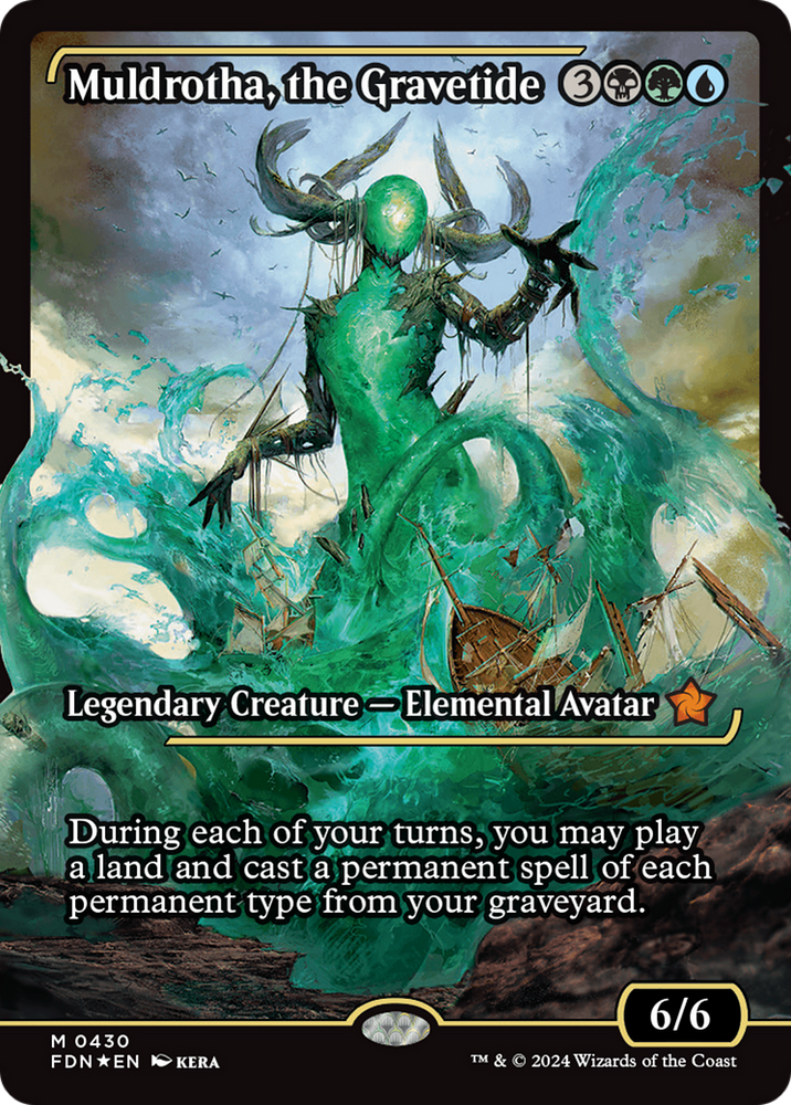 Muldrotha, the Gravetide (Showcase) [Foundations] Magic: The Gathering