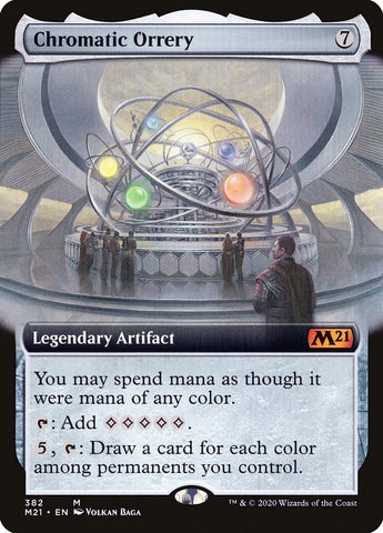 Chromatic Orrery (Extended Art) [Core Set 2021] Magic: The Gathering