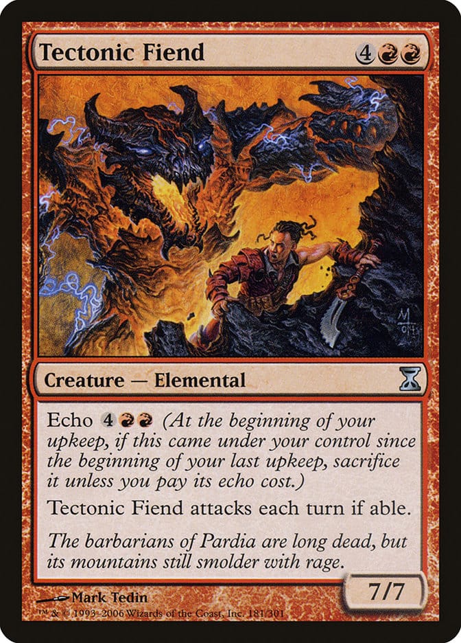 Tectonic Fiend [Time Spiral] Magic: The Gathering