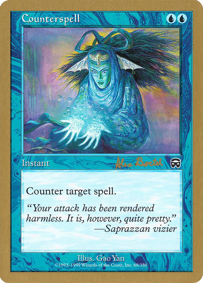 Counterspell (Alex Borteh) (MMQ) [World Championship Decks 2001] Magic: The Gathering
