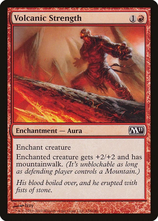 Volcanic Strength [Magic 2011] Magic: The Gathering