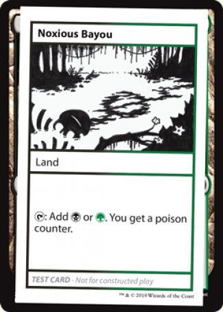 Noxious Bayou (2021 Edition) [Mystery Booster Playtest Cards] Magic: The Gathering
