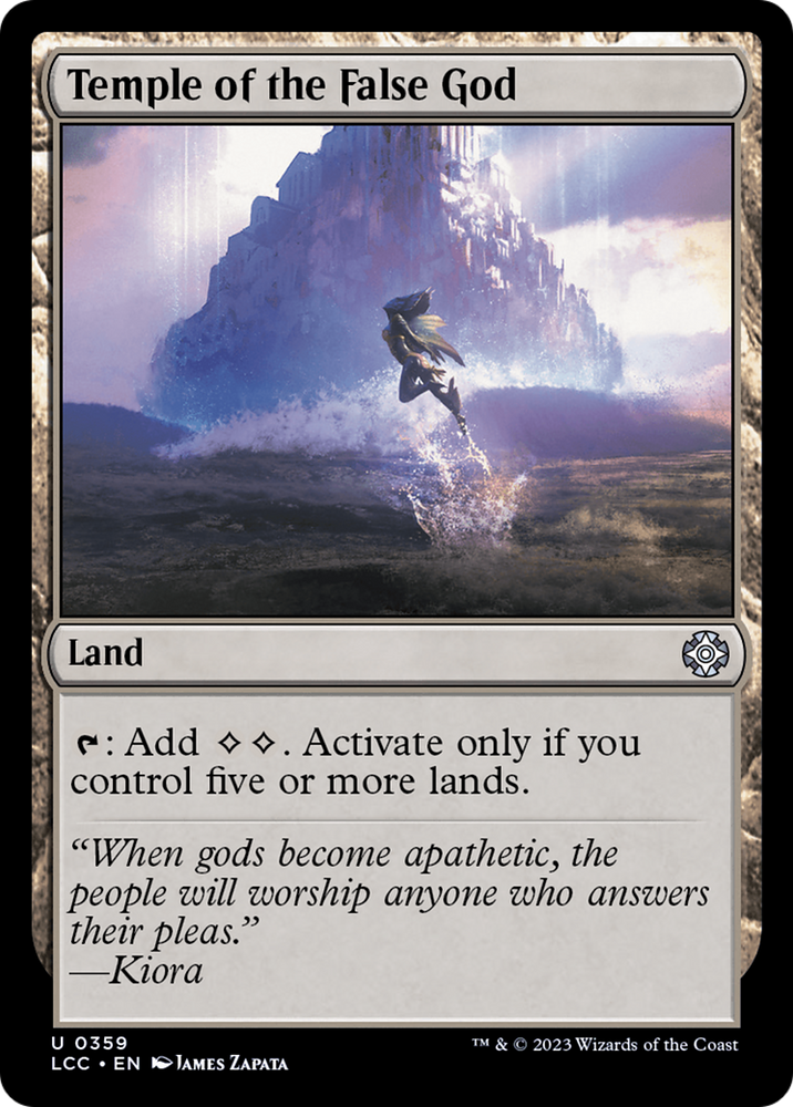 Temple of the False God [The Lost Caverns of Ixalan Commander] Magic: The Gathering