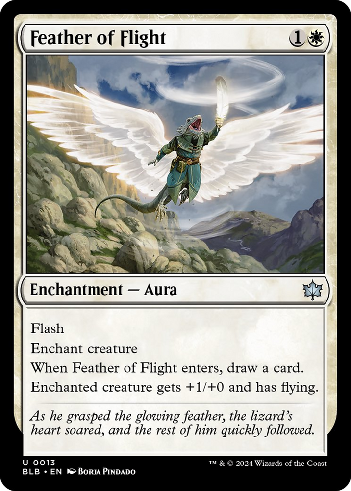 Feather of Flight [Bloomburrow] Magic: The Gathering