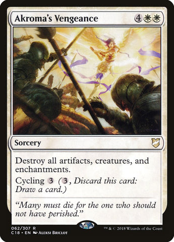 Akroma's Vengeance [Commander 2018] Magic: The Gathering