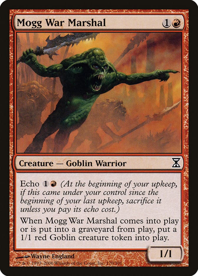 Mogg War Marshal [Time Spiral] Magic: The Gathering