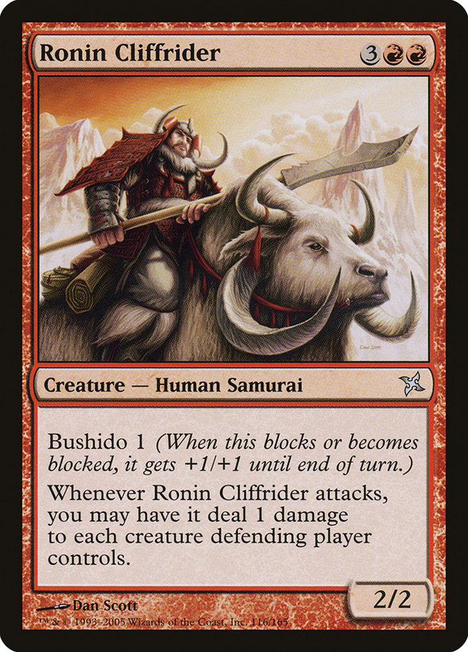 Ronin Cliffrider [Betrayers of Kamigawa] Magic: The Gathering