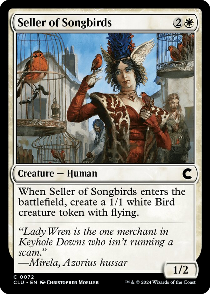 Seller of Songbirds [Ravnica: Clue Edition] Magic: The Gathering