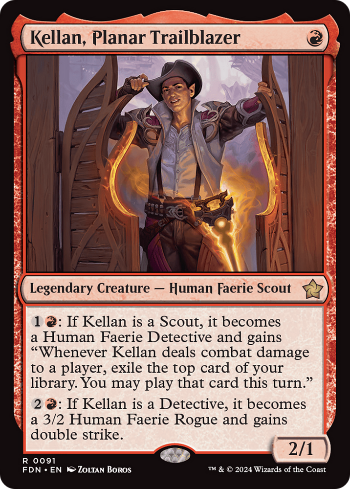 Kellan, Planar Trailblazer [Foundations] Magic: The Gathering