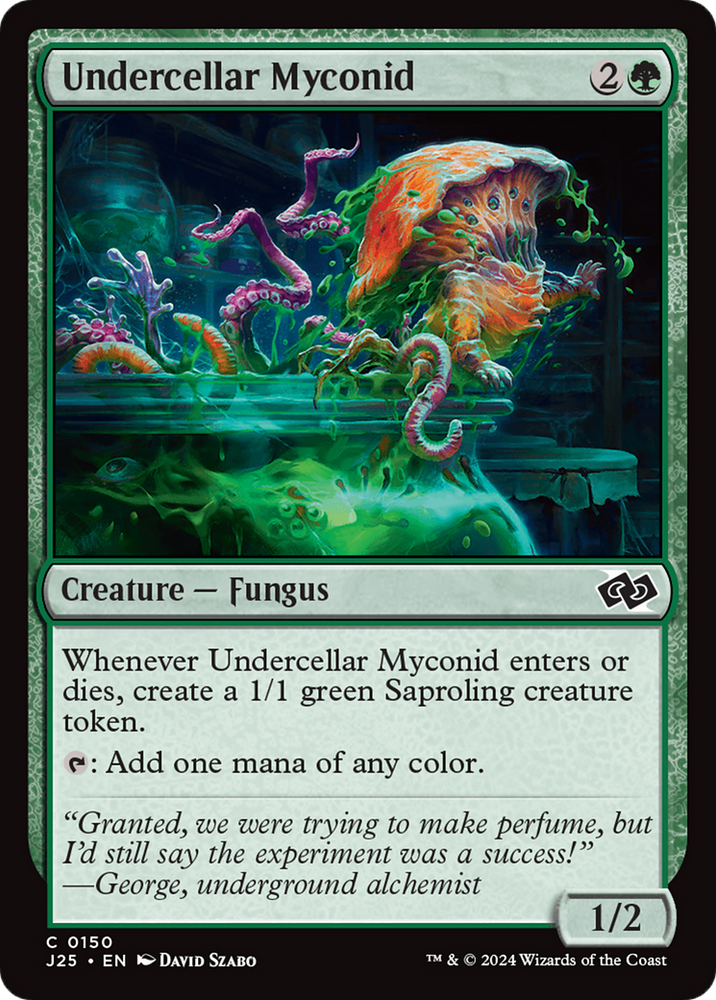 Undercellar Myconid [Foundations Jumpstart] Magic: The Gathering
