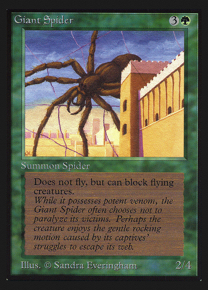 Giant Spider [Collectors' Edition] Magic: The Gathering
