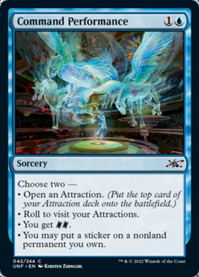 Command Performance [Unfinity] Magic: The Gathering