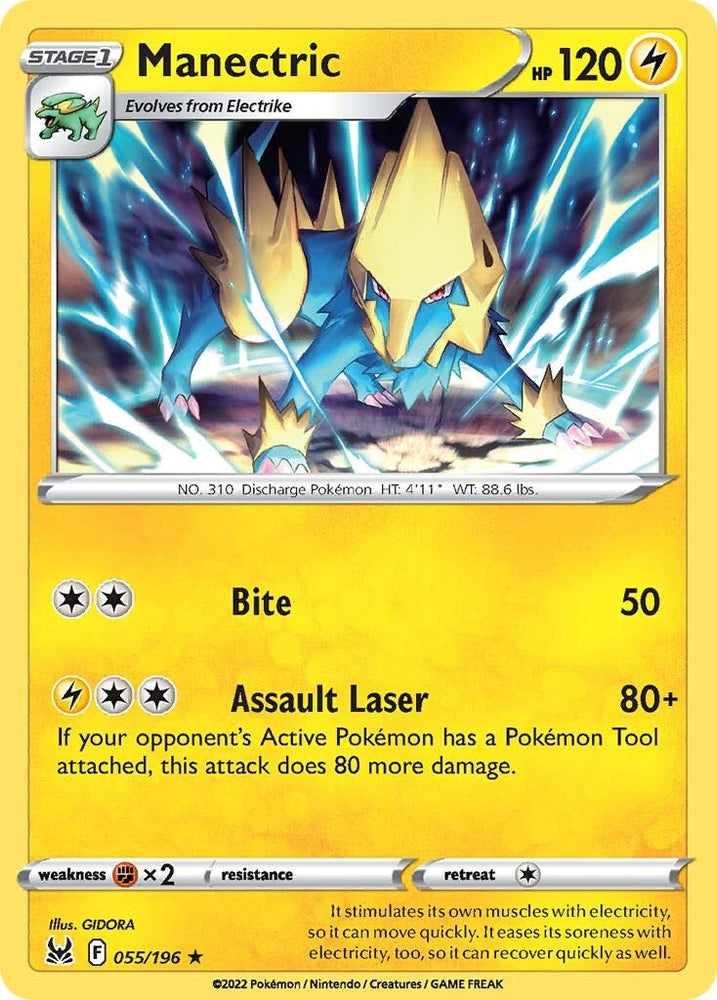 Manectric (055/196) [Sword & Shield: Lost Origin] Pokémon