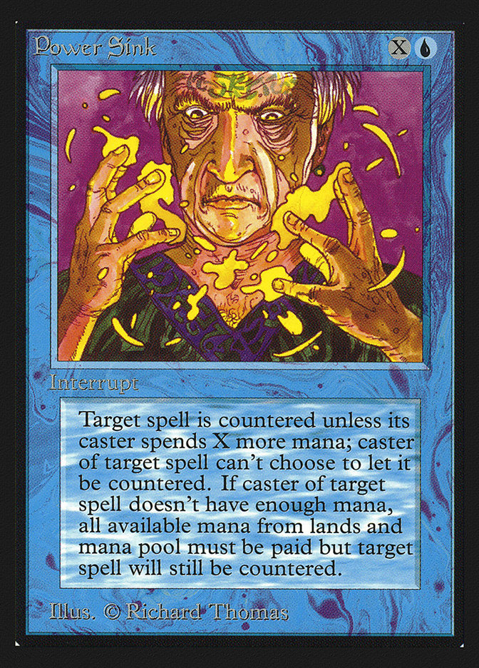 Power Sink [International Collectors' Edition] Magic: The Gathering
