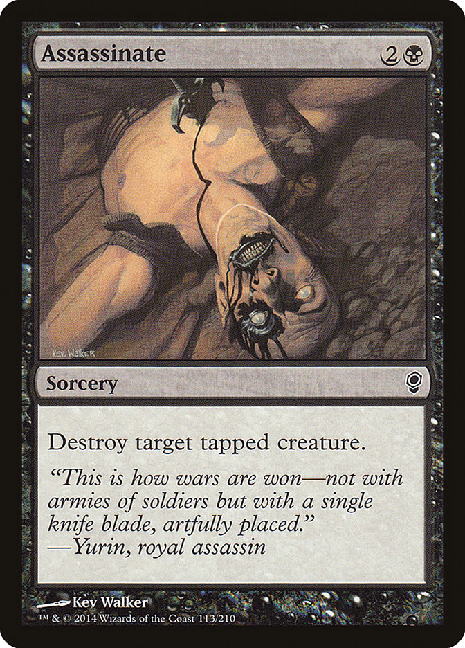 Assassinate [Conspiracy] Magic: The Gathering