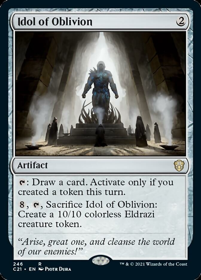 Idol of Oblivion [Commander 2021] Magic: The Gathering