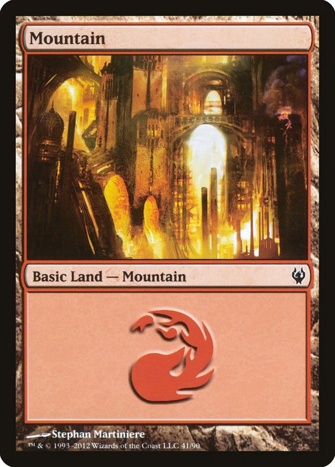 Mountain (41) [Duel Decks: Izzet vs. Golgari] Magic: The Gathering